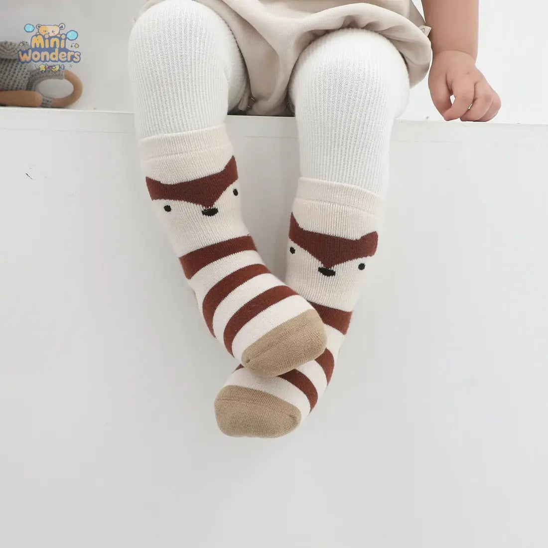 Pairs of Grip Socks for Babies, Toddlers, and Young Kids - Miniwonders